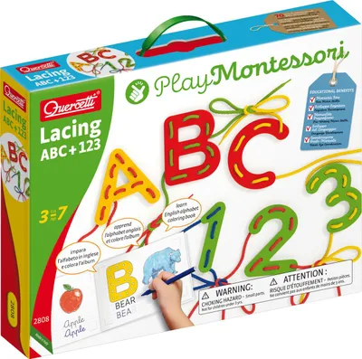 Image de Lacing ABC + 123 Alphabets et chiffres