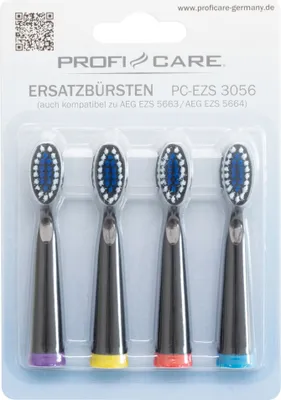 Image de 4 têtes de rechange pour brosse à dents Proficare PC-EZS3056