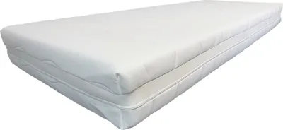 Produktbild von DÜSSELDORF Matratzenbezug - 100 x 200 x 19 cm - weiß - 100% Polyester - Grammatur: 485 g/m²