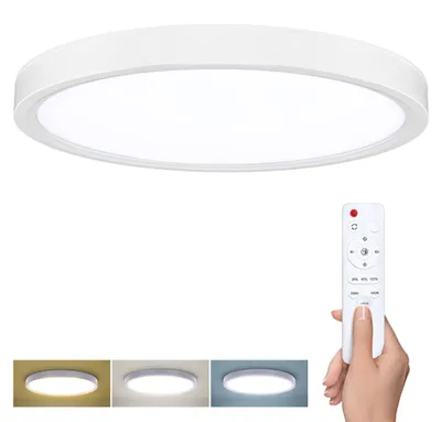 Obrázek produktu pro LED stropní světlo 300mm 36W 3-6000K CCT+DO 2700lm IP20 bílé SOLIGHT WO8019