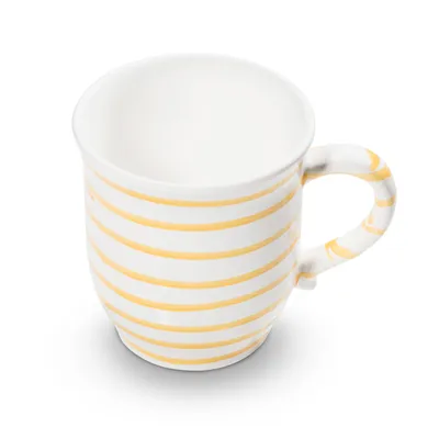 Produktbild von Gmundner Keramik Gelbgeflammt Schokotasse 0,3 Liter