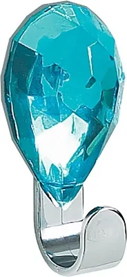 Produktbild von spirella Haken selbstklebend Diamant Türkis 2er Set