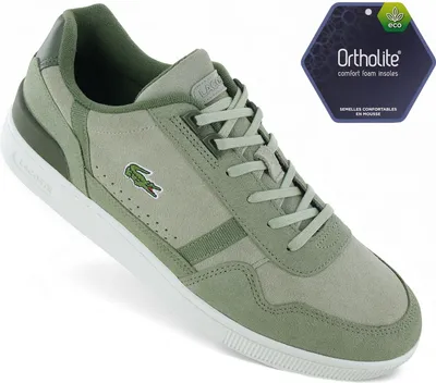Obrázek produktu pro LACOSTE T-Clip Set 222 – pánské tenisky, zelené, 744SMA0082AAK, EU 46,5, UK 11,5