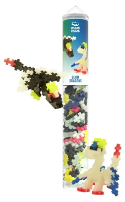 Immagine prodotto di PLUS-PLUS 100 elementi da costruzione creativi, tema: creature fantastiche - draghi luminosi