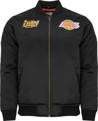 Produktbild von Mitchell & Ness NBA Satin Bomber Jacket Los Angeles Lakers black XXL