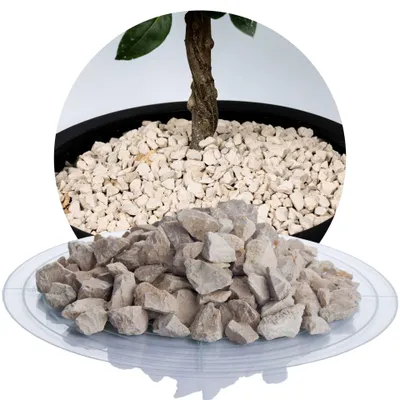 Produktbild von Schicker Mineral-Kalk Ziersplitt beige 25 kg-8-16mm