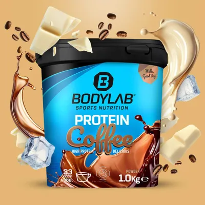 Produktbild von BODYLAB Protein Coffee - 1000g - White Chocolate