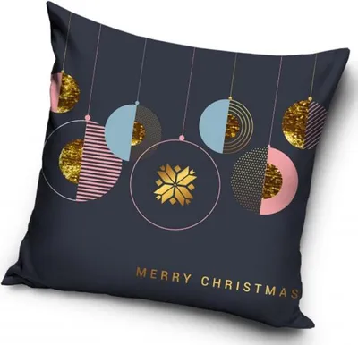 Produktbild von Weihnachts-Kissenbezug Merry Christmas, 40/40cm, PNL225130