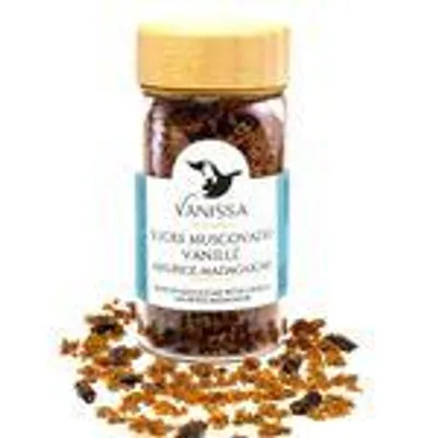 Produktbild von Vanissa Brauner Muscovado-Zucker mit Vanille Rohrzucker & Vanille 80 Gramm