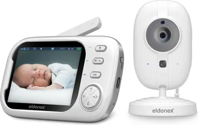 Produktbild von Babyphone BabyCheck mit Video, 300m Reichweite, Nachtsicht, Temperatursensor & Schlafmodus