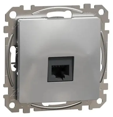 Obrázek produktu pro Zásuvka pro internet RJ45, hliník, Schneider Sedna (SDD113461)