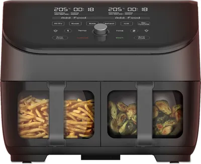 Produktbild von INSTANT POT Vortex Plus Dual Airfryer Heißluftfritteuse 7,6L ClearCook 1700W