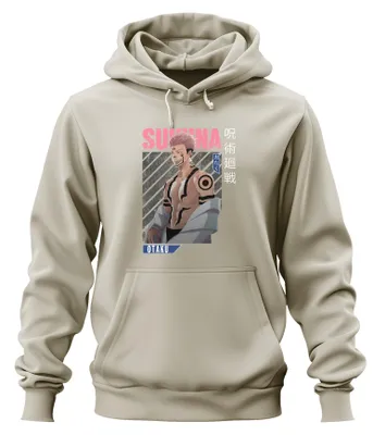 Obrázok produktu pre Sukuna Jujutsu Kaisen Otaku Anime Aesthetics Demon Gift Vintage Uni mikina s kapucňou, Nature, M