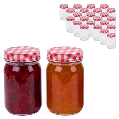 Produktbild von 400-ml-Marmeladengläser-Set - Luftdichte Drehverschlüsse