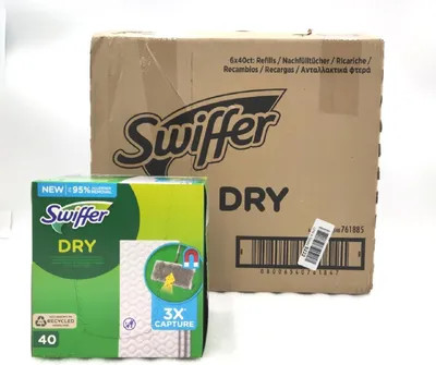 Produktbild von Swiffer Staubfangtücher Bodenreinigung Mikrofasertücher 240 Tücher Haushalt Reinigen Sauber