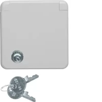 Produktbild von Berker 4212, Typ F, Grau, Thermoplast, IP44, Spritzwassergeschützt, IEC 60884-1, VDE 0620-1