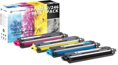 Produktbild von Kompatibel Toner 50% mehr Leistung für Brother TN-242 / TN-246 Multipack