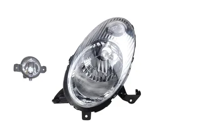 Zdjęcie produktu dla Johns, reflektory halogenowe pasują do Nissan Micra K12 01/2003-04/2005 H4 Li. + przeciwmgielne 26060AX700 26060BC50B 8200002469 2615589925 26155AU325 B4A5589