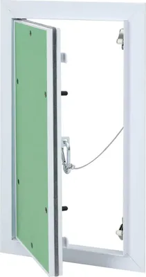 Produktbild von Schlichtes Zugangstür Weiß 25 x 45 cm Aluminium und Gipskarton - Revisionstüren DE3432000 1parcel