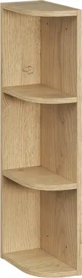 Produktbild von FURNLUX Regal Dalia Eiche 15cm / Hauptfarbe: Beige / Abmessungen: 15 x 80 x 25 cm