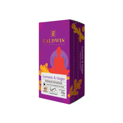 Immagine prodotto di EALDWIN Curcuma e zenzero 30g (20 bustine, tisana)