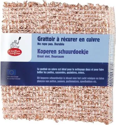 Image de Grattoir à Récurer En Cuivre - La Droguerie Ecologi