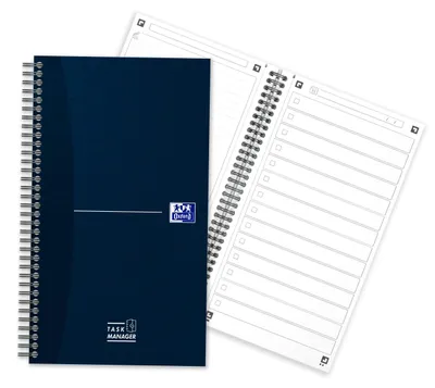 Obrázok produktu pre Oxford 400163485 Oxford Office Essentials TaskManager, 141 x 246 mm, modrá