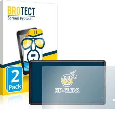 Produktbild von 2x Für Pritom L8 Schutzfolie BROTECT Displayschutz Display Schutz Folie Klar Transparent