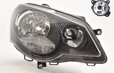 Produktbild von Scheinwerfer passend für VW Polo 02 9N 04/2005 -01/12 H7 H1 Re. + Nebel. 6Q1941008AP 6Q1941008AL 6Q1941008BE 7H0941700C 7H0941700B 7H09 Johns