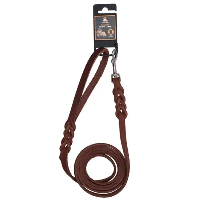 Produktbild von Spotted! Pro Leder Führleine mit Bolzenhaken braun, Maße: 180 cm / 12 mm