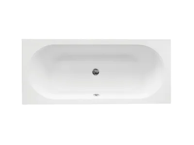 Zdjęcie produktu dla Wanna Akrylowa Zestaw 4w1 Prostokątna 180x80 Biała + Obudowa Akrylowa, Nowoczesny Chrom Premium Syfon i Nogi (stelaż) w komplecie | BADLAND VITAE