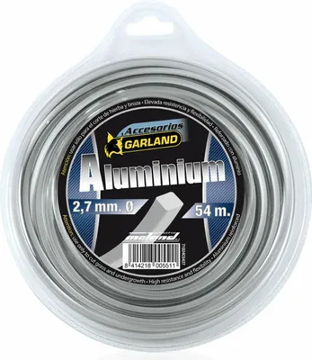 Produktbild von Garland Aluminium Trimmerfaden 54 M 2.7 Mm Durchsichtig Durchsichtig One Size