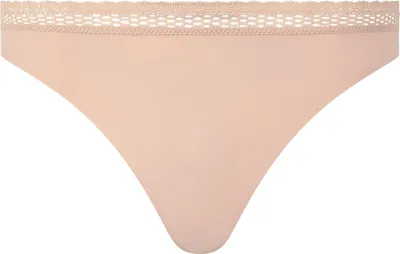 Zdjęcie produktu dla Stringi damskie Chantelle - Cozy Chic, niewidoczne, oddychające Nude XL