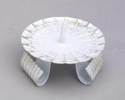 Produktbild von Dreifußleuchter, Kerzenleuchter weiss/gold 10 cm