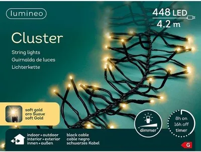Produktbild von Kaemingk led cluster lights steady buitenl.420cm