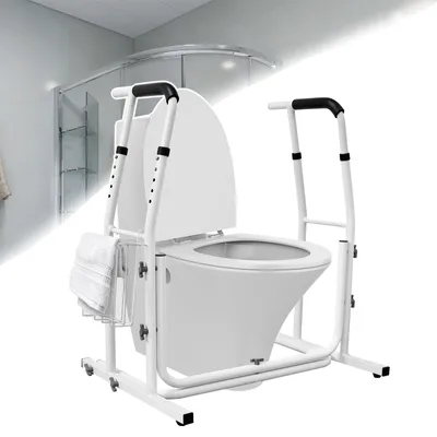 Immagine prodotto di Solidchoice - Sedile per WC regolabile in altezza con braccioli