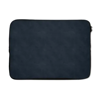 Produktbild von MuchoWow® Laptop Hülle 14 ZollLeder - Blau - Tierhaut Laptoptasche - Laptoptasche - Stoßsicher - Schutzhaube