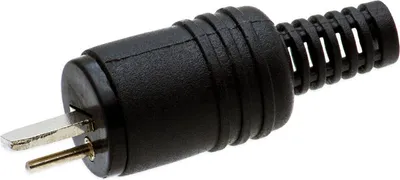 Produktbild von DIN Lautsprecherstecker 2 pol. Audio Boxen Schraubanschluss Knickschutz 2,2 mm[2x Stecker]
