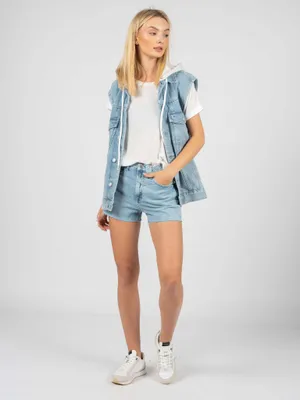 Obrázok produktu pre Šortky Tommy Jeans "Hotpant" - DW0DW12458 | Hotpant - Blue- Veľkosť: 26(EU)