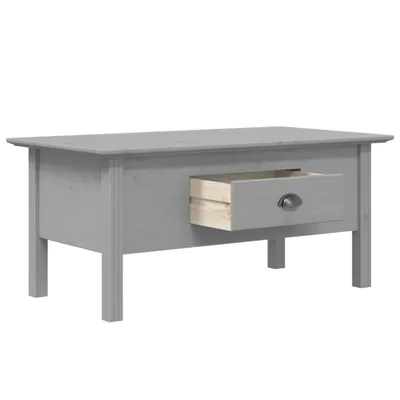 Produktbild von vidaXL Couchtisch BODO Grau 100x55x46 cm Massivholz Kiefer