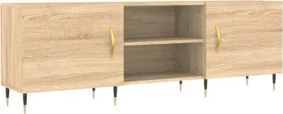 Produktbild von vidaXL TV-Schrank Sonoma-Eiche 150x30x50 cm Holzwerkstoff