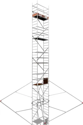 Produktbild von ALTEC Rollfix 2.0 1000 | mit Fussplatten | 4x Dreieckausleger | Rollgerüst
