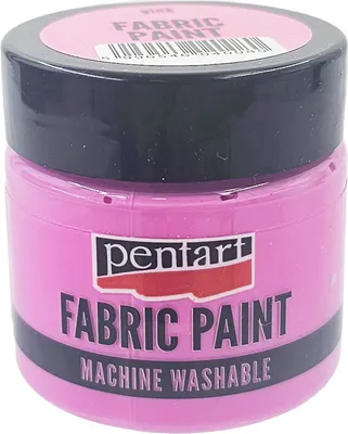 Produktbild von PENTART Stoffmalfarbe - Fabric Paint 50ml - rosa