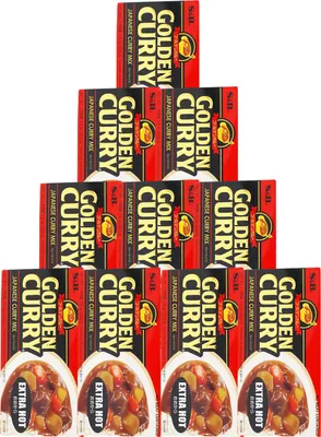 Produktbild von S&B Golden Curry Mix Extra Hot 10x220g