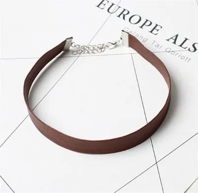 Immagine prodotto di Carla Collana in pelle da donna Elle marrone