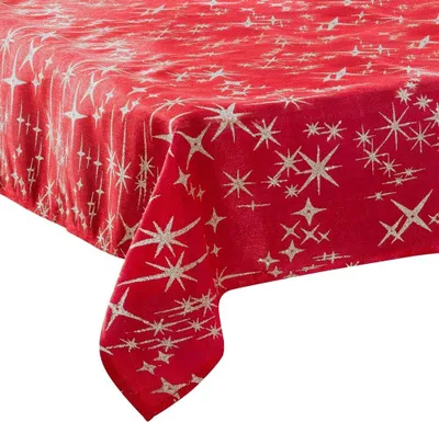Obrázok produktu pre Obrus, Canevas, 140 x 240 cm, vianočné farby, sivý, d. 240 x d. 140 x v. 1 cm - Fééric Lights and Christmas