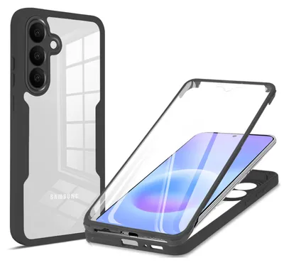 Produktbild von 360° Hülle für Samsung Galaxy A57,Handyhülle mit Integriertem Displayschutz Schwarz