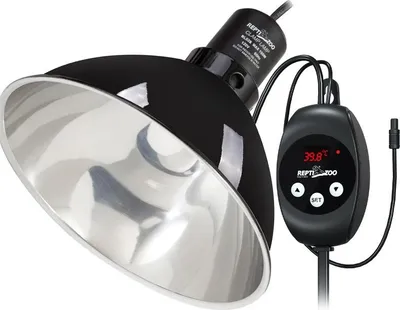 Immagine prodotto di Repti-Zoo Lampada grande con termostato - lampada per terrari con termostato Repti-Zoo