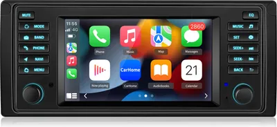Immagine prodotto di 2+64G 7 "Android 15 Autoradio Carplay Per BMW 3er E39 1996-2003 X5 E53 2000-2007 GPS Navi BT WIFI SWC DAB+ USB DSP RDS