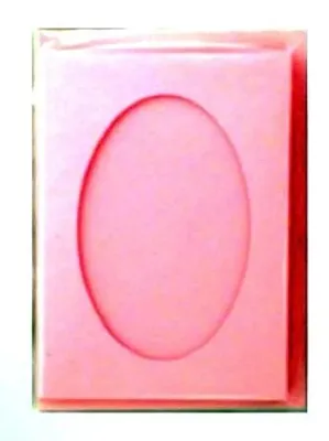 Imagen del producto de Tarjeta de felicitación con sobre rosa claro, paquete de 5 unidades - Galería Hobby